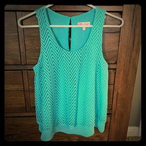 Layered flowy tank. NWOT.